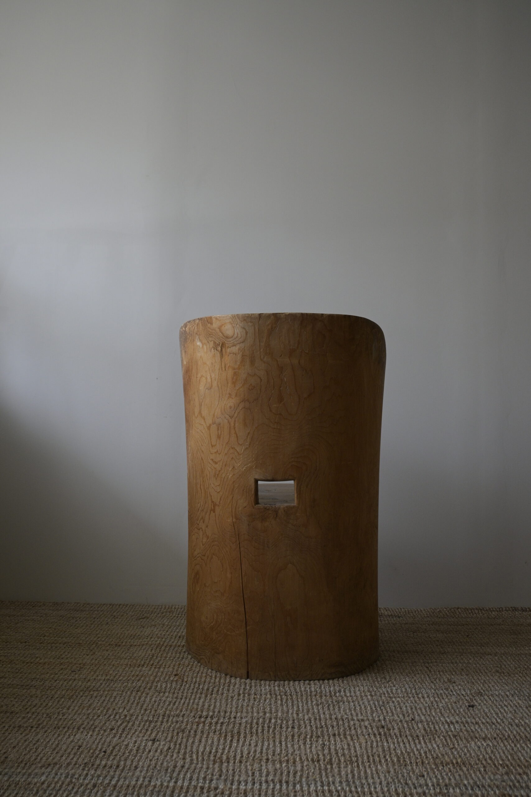 Large Swedish Stump Chair 'Kubbstol' ca 1950 · Skare Studio